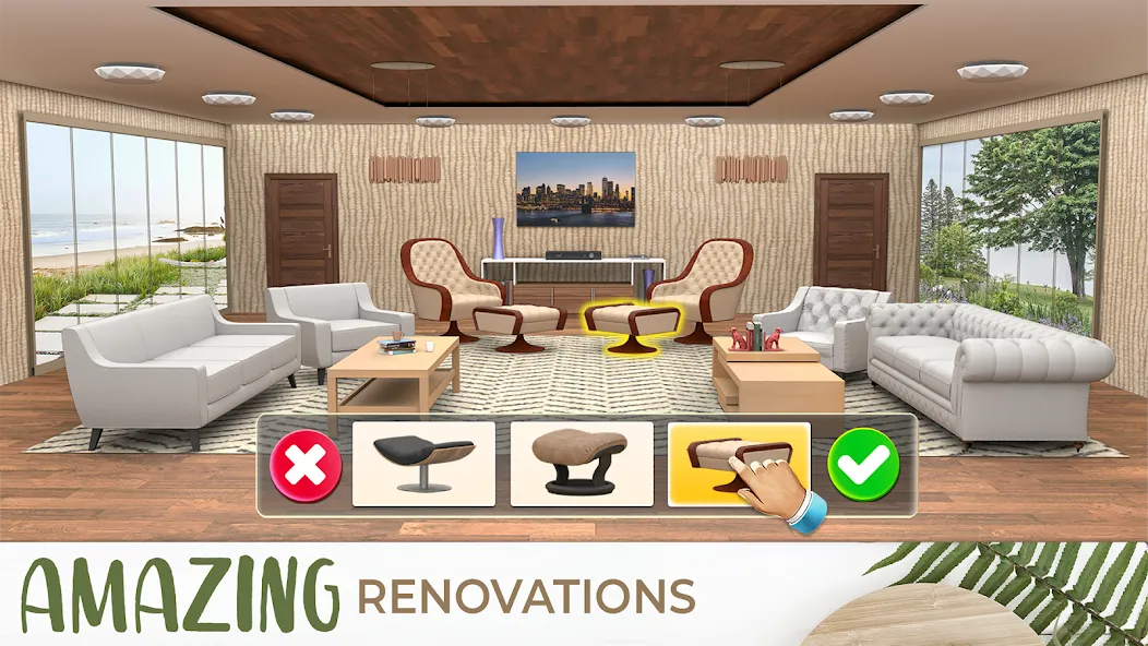 My Home Makeover Design: Games (Мой дизайн ремонта дома)  [МОД Бесконечные деньги] Screenshot 4