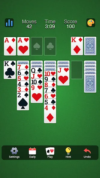 Classic Solitaire - Klondike (Солитер Клондайк Классик)  [МОД Все открыто] Screenshot 5