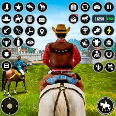 Взломанная Horse Riding Rivals Horse Race (ХорсРайдинг Ривалс Лошадиные скачки)  [МОД Меню] - полная версия apk на Андроид