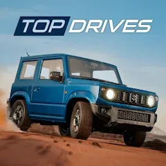 Взломанная Top Drives – Car Cards Racing  [МОД Unlocked] - стабильная версия apk на Андроид