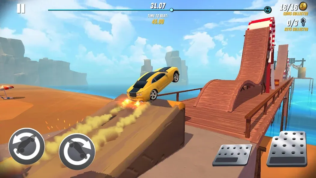 Stunt Car Extreme (Стант Кар Экстрим)  [МОД Все открыто] Screenshot 1