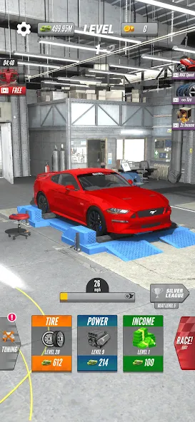 Dyno 2 Race - Car Tuning (Дино 2 Гонка)  [МОД Mega Pack] Screenshot 4