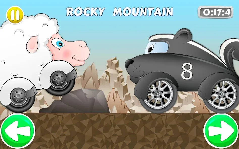 Racing car game for kids  [МОД Много монет] Screenshot 3