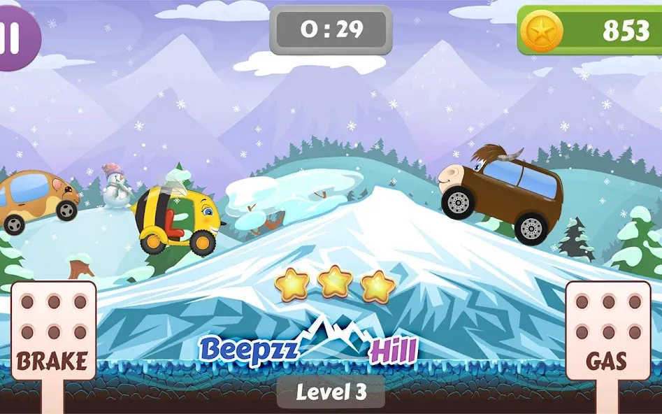 Car Racing game for toddlers  [МОД Меню] Screenshot 5