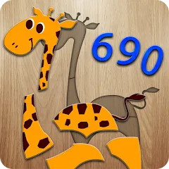 Взломанная 690 Puzzles for preschool kids  [МОД Меню] - полная версия apk на Андроид