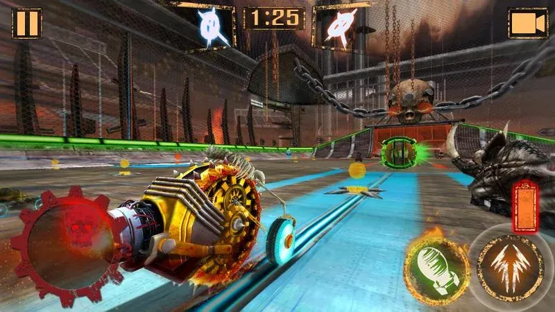 Rocket Car Ball  [МОД Много монет] Screenshot 2