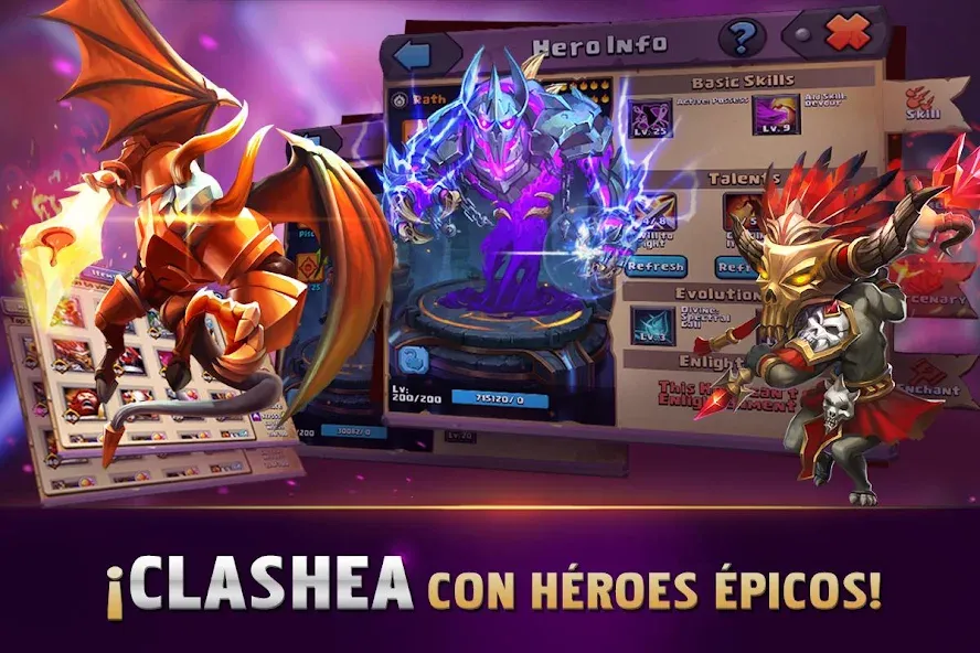 Clash of Lords 2: Español (Клэш оф Лордс 2)  [МОД Меню] Screenshot 2