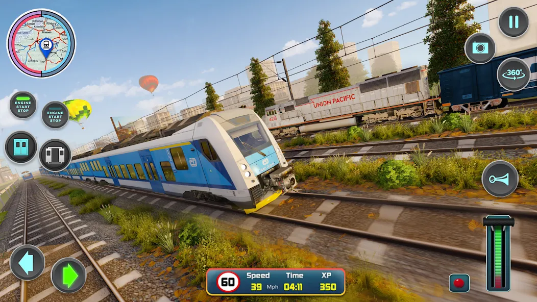 City Train Driver- Train Games  [МОД Mega Pack] Screenshot 3