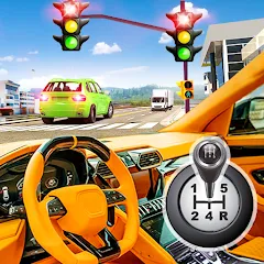 Скачать взлом Modern Car Driving School Game  [МОД Unlimited Money] - полная версия apk на Андроид