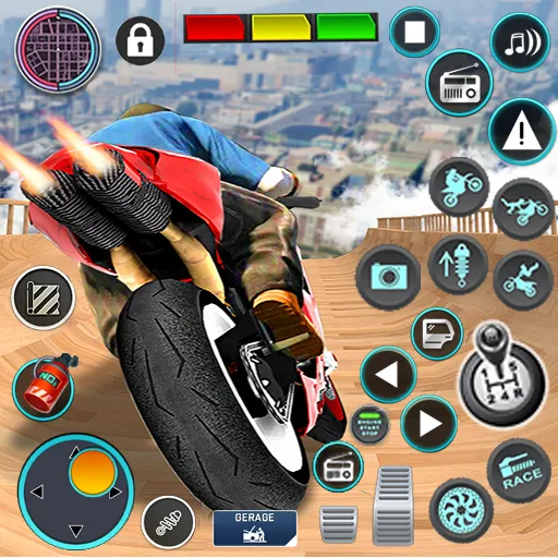 Mega Ramp Bike Stunts Games 3D  [МОД Unlimited Money] Screenshot 1