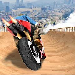 Взлом Mega Ramp Bike Stunts Games 3D  [МОД Unlimited Money] - последняя версия apk на Андроид