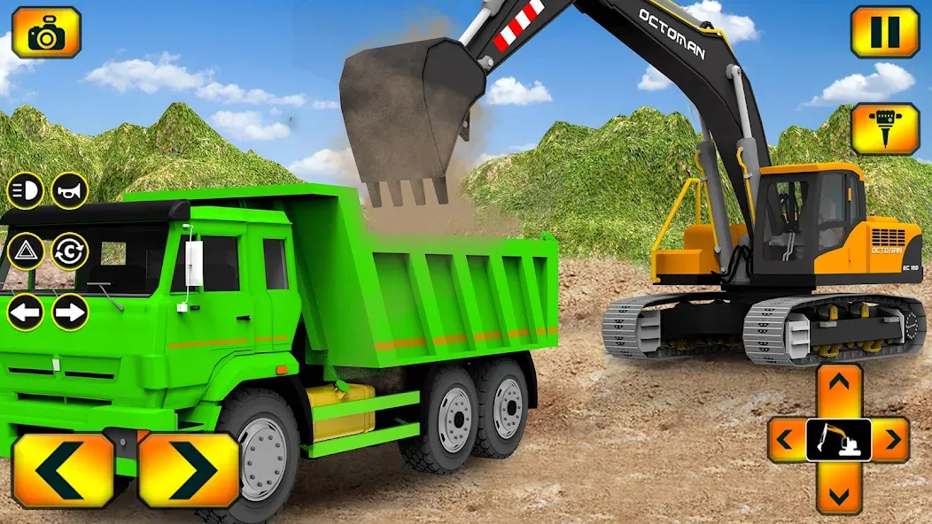 Sand Excavator Simulator Games  [МОД Unlocked] Screenshot 1