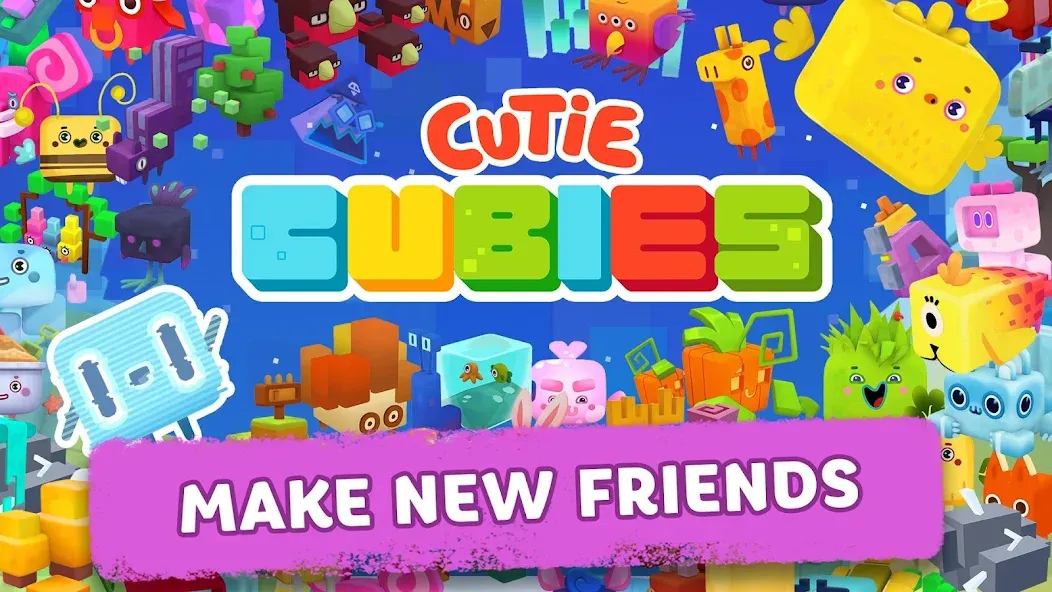 Cutie Cubies  [МОД Много монет] Screenshot 2