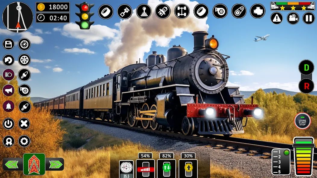 City Train Games Driver Sim 3D  [МОД Бесконечные монеты] Screenshot 3