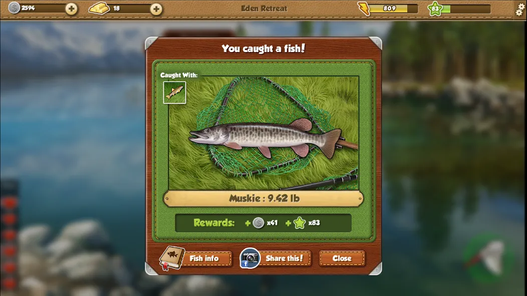 Fishing World (Фишинг Ворлд)  [МОД Много монет] Screenshot 2