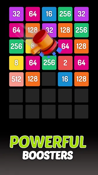 X2 Blocks - 2048 Number Game (Блоки)  [МОД Все открыто] Screenshot 4