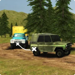 Скачать взломанную Dirt Trucker: Muddy Hills (Дрт Трукер)  [МОД Бесконечные деньги] - последняя версия apk на Андроид