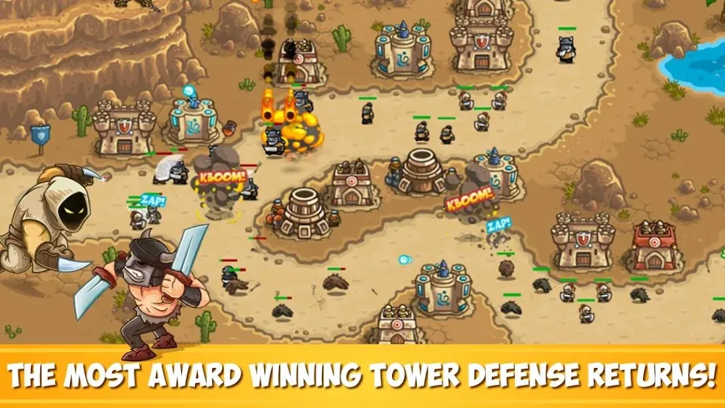 Kingdom Rush Frontiers TD (Кингдом Раш Фронтис ТД)  [МОД Бесконечные монеты] Screenshot 1