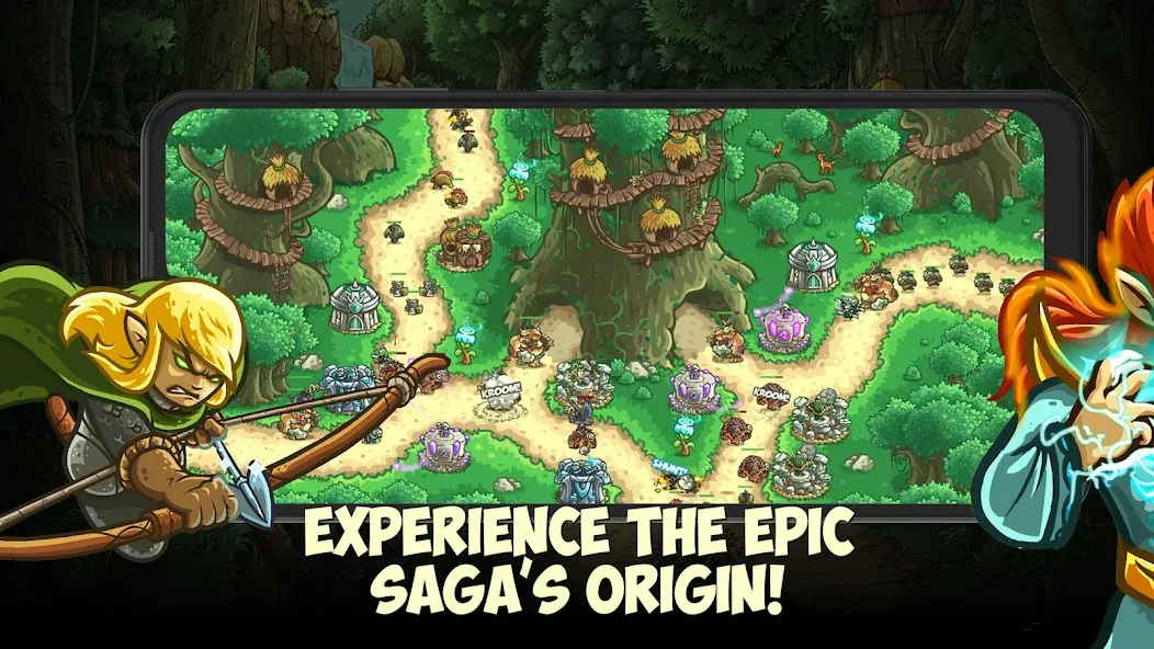 Kingdom Rush Origins TD (Кингдом Раш Ориджинс)  [МОД Unlimited Money] Screenshot 1