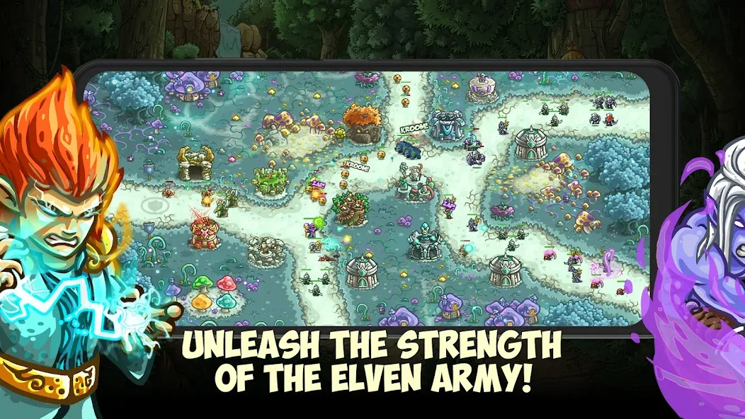 Kingdom Rush Origins TD (Кингдом Раш Ориджинс)  [МОД Unlimited Money] Screenshot 2