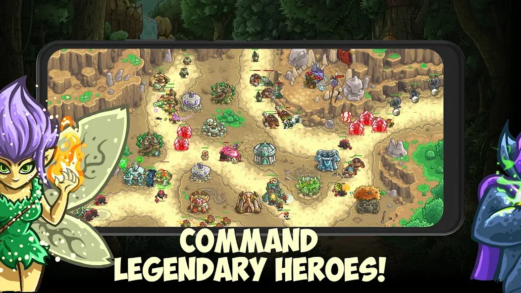 Kingdom Rush Origins TD (Кингдом Раш Ориджинс)  [МОД Unlimited Money] Screenshot 4