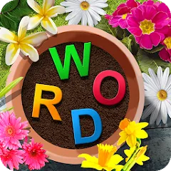 Взломанная Word Garden : Crosswords (Уорд Гарден)  [МОД Unlocked] - последняя версия apk на Андроид