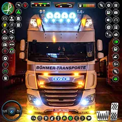 Взломанная US Truck City Transport Sim 3d  [МОД Mega Pack] - стабильная версия apk на Андроид