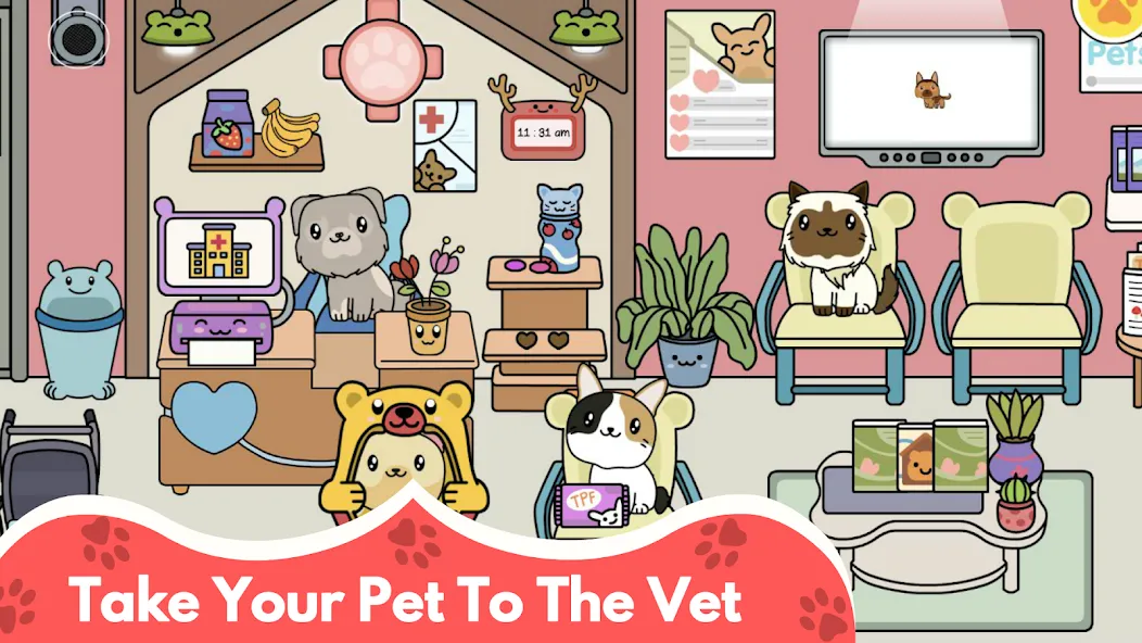 My Cat Town - Cute Kitty Games  [МОД Все открыто] Screenshot 5