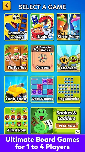 Family Board Games Offline  [МОД Unlocked] Screenshot 1