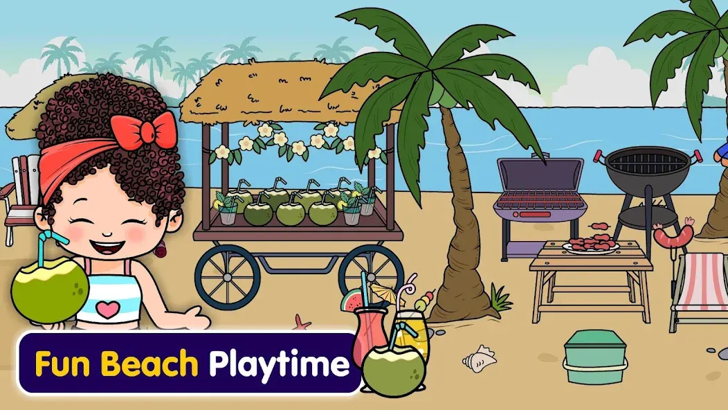 Tizi Town - My Hotel Games  [МОД Бесконечные монеты] Screenshot 5