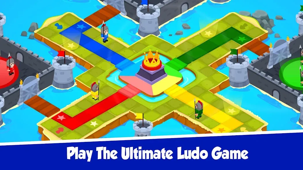 Ludo Offline Dice Board Game  [МОД Unlocked] Screenshot 1