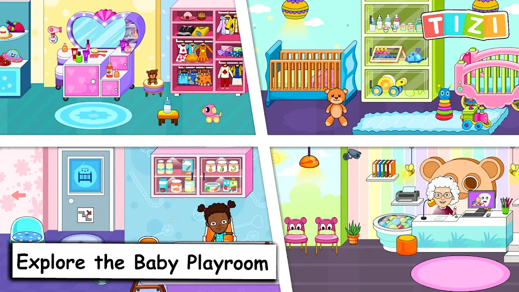 My Tizi Town Daycare Baby Game  [МОД Mega Pack] Screenshot 1