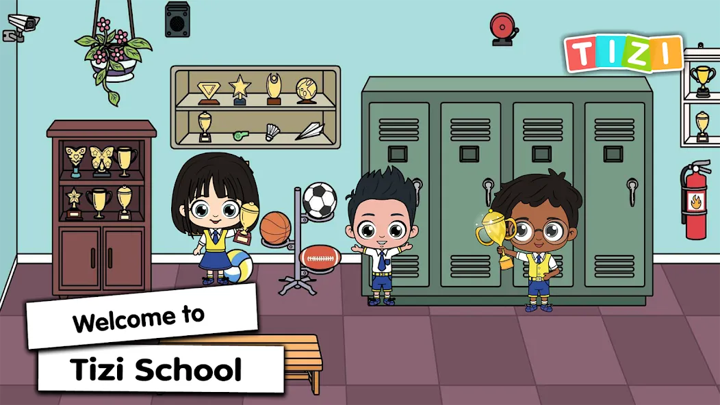 Tizi Town - My School Games  [МОД Menu] Screenshot 1