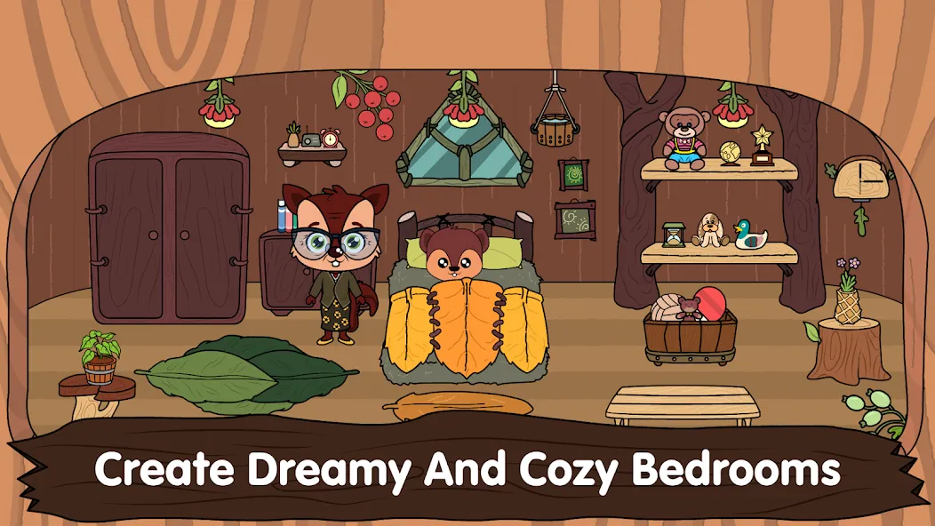 Animal Town - My Squirrel Home  [МОД Menu] Screenshot 2