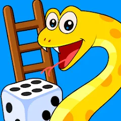 Скачать взломанную Snake and Ladder Games  [МОД Menu] - стабильная версия apk на Андроид