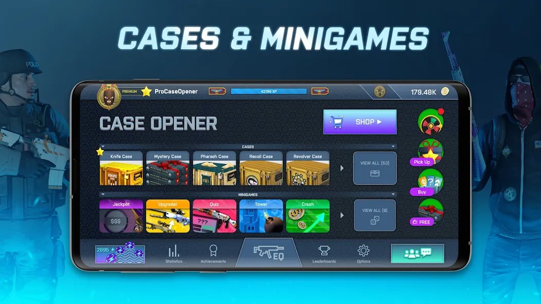 Case Opener - skins simulator (Кейс Опенер)  [МОД Unlocked] Screenshot 2