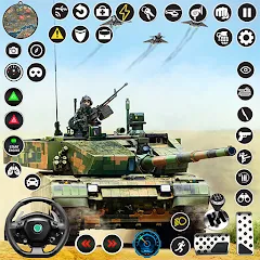 Взлом Tank Fury: Battle of Steels  [МОД Бесконечные монеты] - последняя версия apk на Андроид