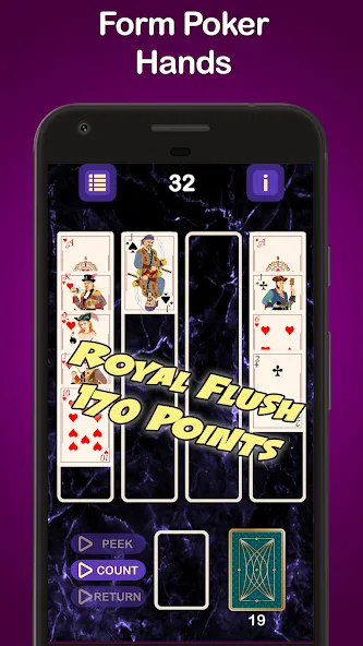 Puzzle Poker Joker's Wild  [МОД Бесконечные монеты] Screenshot 2