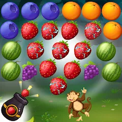 Взлом Fruits Shooter Pop (Фрутс Шутер Поп)  [МОД Unlocked] - полная версия apk на Андроид