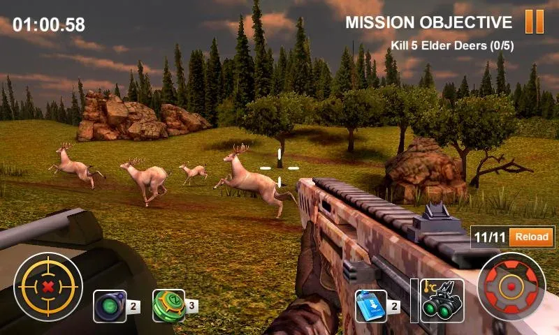 Hunting Safari 3D  [МОД Бесконечные монеты] Screenshot 1