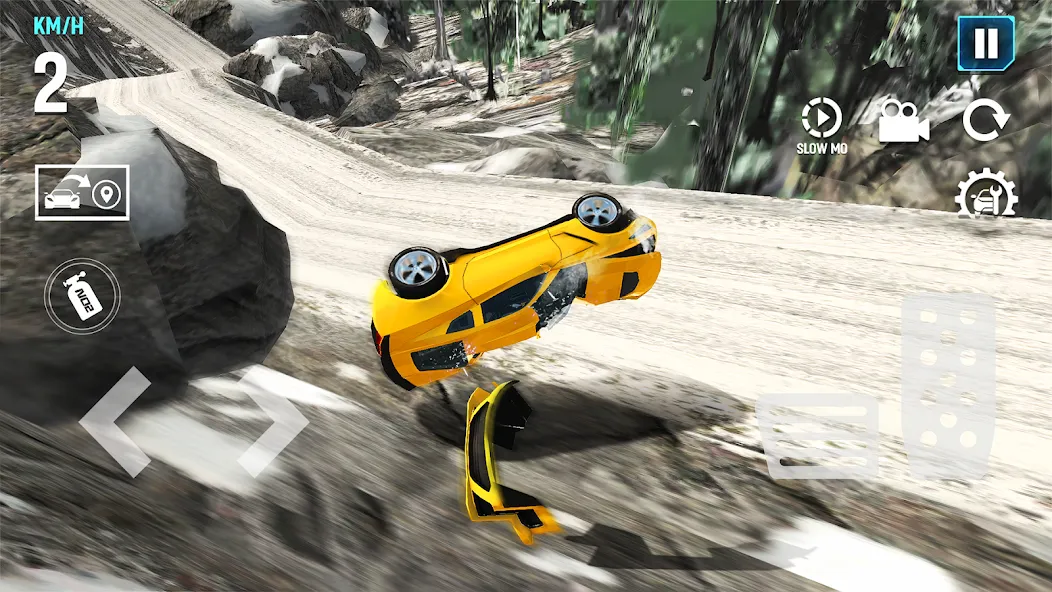 Mega Car Crash Simulator (Мега Кар Краш Симулятор)  [МОД Много монет] Screenshot 4