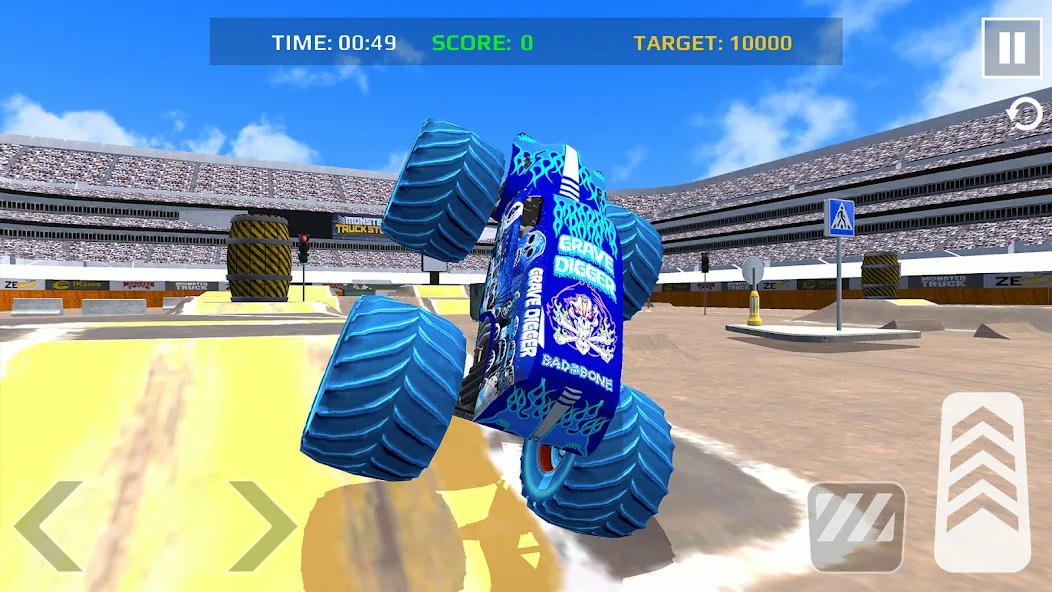 Car Games: Monster Truck Stunt (Монстртрак стант)  [МОД Menu] Screenshot 3