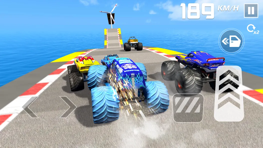 Car Games: Monster Truck Stunt (Монстртрак стант)  [МОД Menu] Screenshot 5