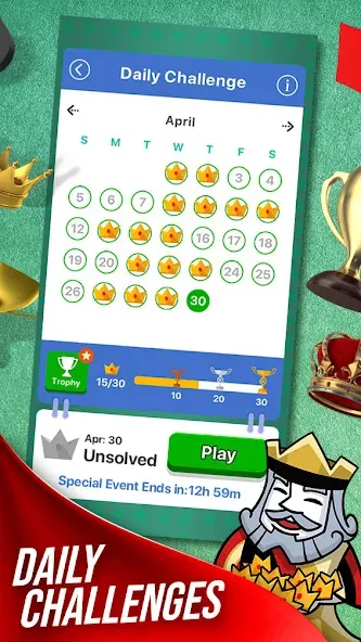 Solitaire + Card Game by Zynga  [МОД Menu] Screenshot 2