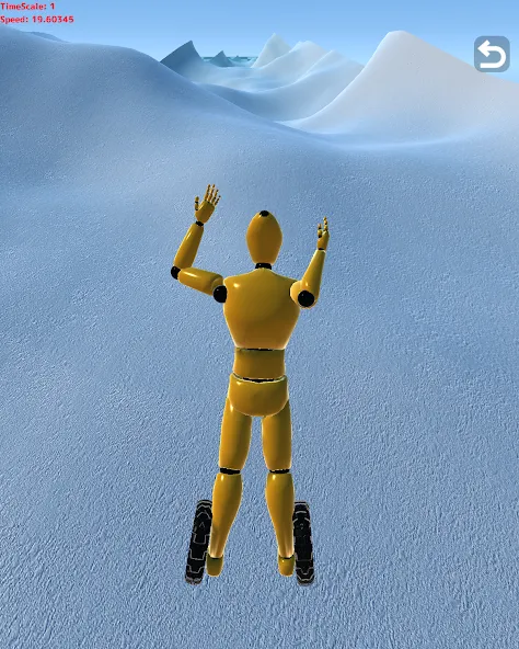 Mannequin Downhill (Мэнекен Даунхилл)  [МОД Много монет] Screenshot 1