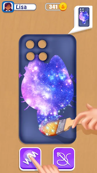 Phone Case DIY Mobile Games  [МОД Много денег] Screenshot 2