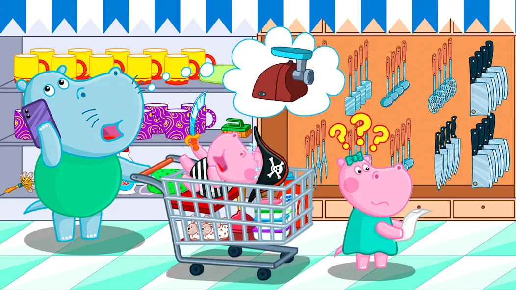 Supermarket: Shopping Games  [МОД Все открыто] Screenshot 2