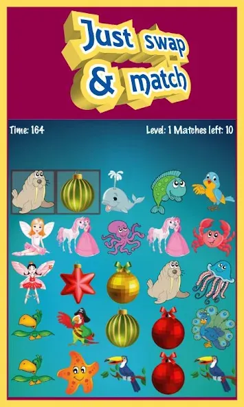 Sweet Match 3 Puzzle Game  [МОД Много монет] Screenshot 1