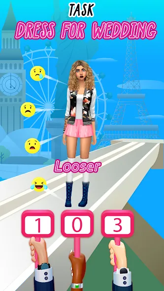 Fashion Battle - Girl Dress Up  [МОД Menu] Screenshot 3