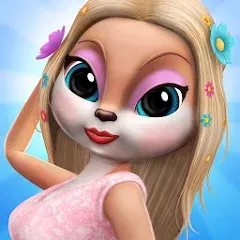 Скачать взломанную Talking Cat Kimmy Superstar  [МОД Много денег] - стабильная версия apk на Андроид